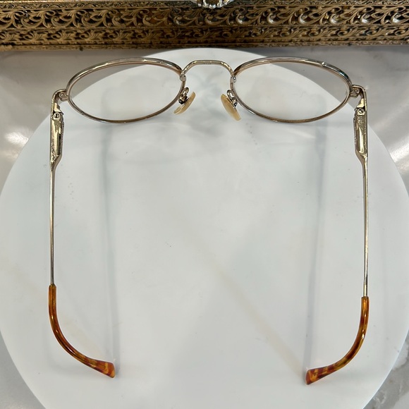VTG Polo - Gold-Toned Round Rx Eyeglass Frames - EUC, w/ Ralph Lauren Hard-Case - Picture 10 of 17